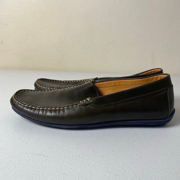 Austen Heller Men's Sz 10.5 Whaler Leather Loafers Slip On Comfort Shoes 8220 - Picture 3 of 14